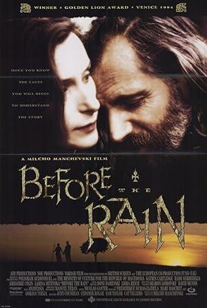 movie poster for BEFORE THE RAIN