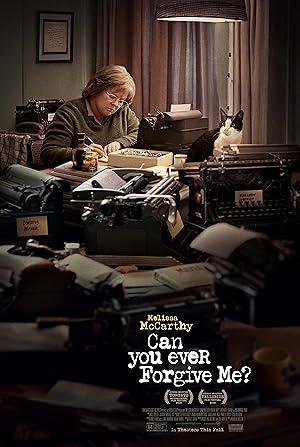 movie poster for CAN YOU EVER FORGIVE ME?