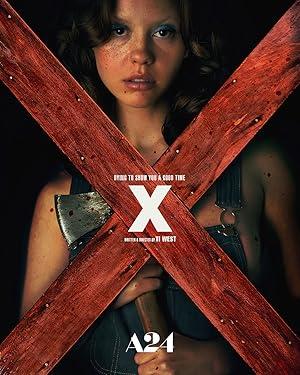 movie poster for X