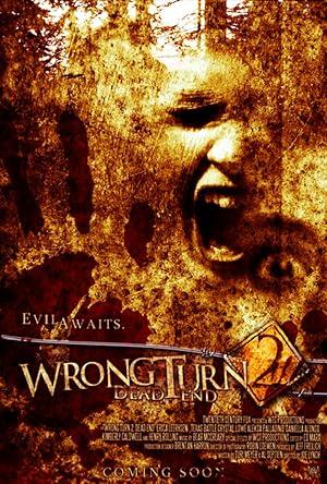 movie poster for WRONG TURN 2: DEAD END