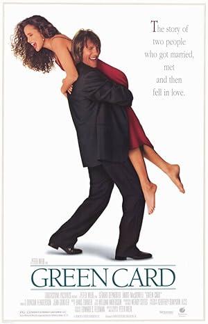 movie poster for GREEN CARD