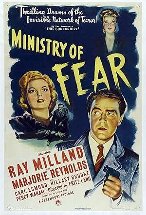 movie poster for MINISTRY OF FEAR