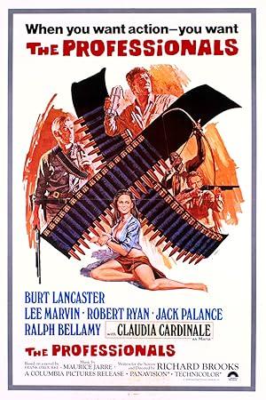movie poster for THE PROFESSIONALS