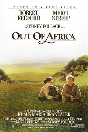 movie poster for OUT OF AFRICA