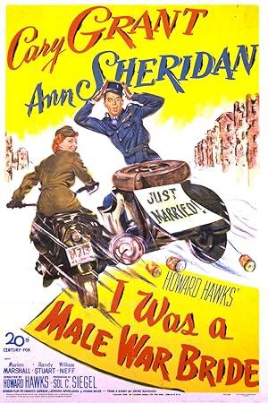 movie poster for I WAS A MALE WAR BRIDE