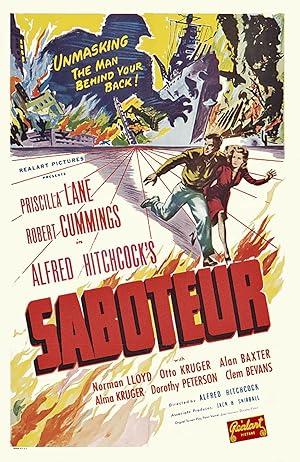 movie poster for SABOTEUR