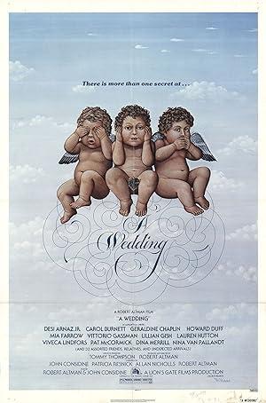movie poster for A WEDDING