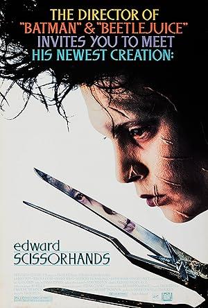 movie poster for EDWARD SCISSORHANDS
