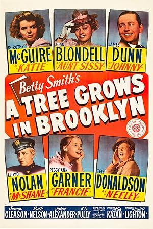 movie poster for A TREE GROWS IN BROOKLYN