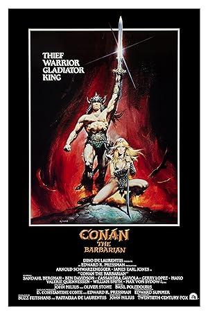 movie poster for CONAN THE BARBARIAN