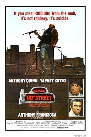 movie poster for ACROSS 110TH STREET