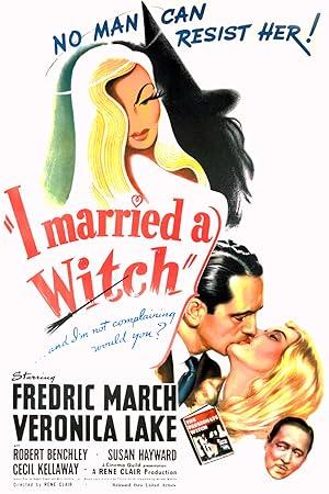 movie poster for I MARRIED A WITCH