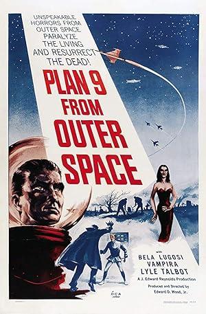 movie poster for PLAN 9 FROM OUTER SPACE
