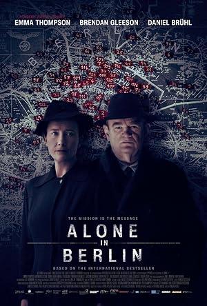movie poster for ALONE IN BERLIN
