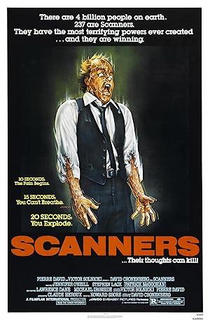 movie poster for SCANNERS
