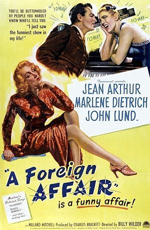 movie poster for A FOREIGN AFFAIR