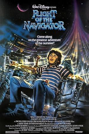 movie poster for FLIGHT OF THE NAVIGATOR