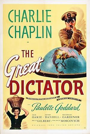 movie poster for THE GREAT DICTATOR
