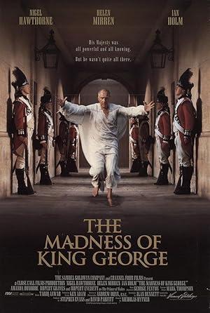 movie poster for THE MADNESS OF KING GEORGE
