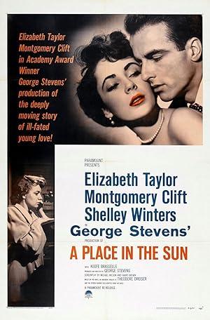 movie poster for A PLACE IN THE SUN