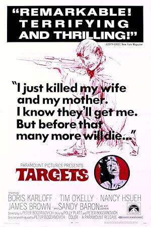 movie poster for TARGETS