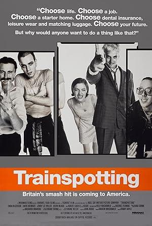 movie poster for TRAINSPOTTING