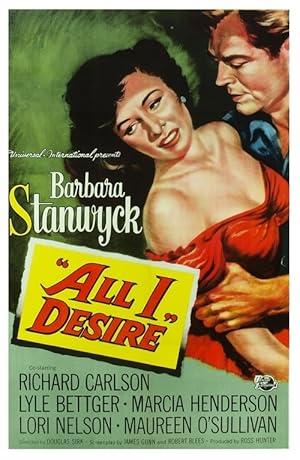 movie poster for ALL I DESIRE