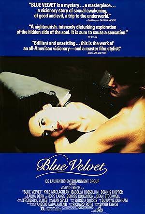 movie poster for BLUE VELVET