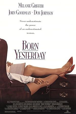 movie poster for BORN YESTERDAY (1993)