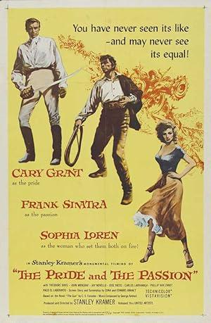 movie poster for THE PRIDE AND THE PASSION