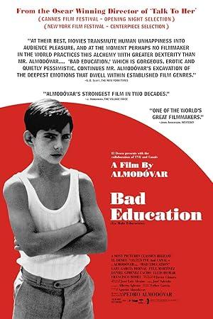 movie poster for BAD EDUCATION