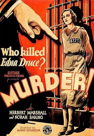 movie poster for MURDER!