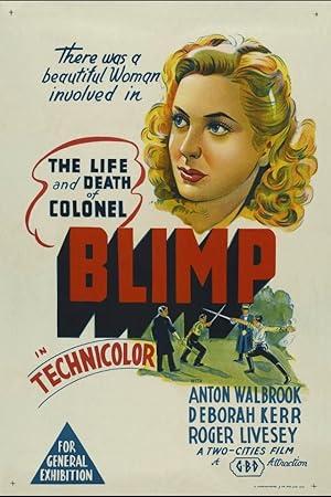 movie poster for THE LIFE AND DEATH OF COLONEL BLIMP