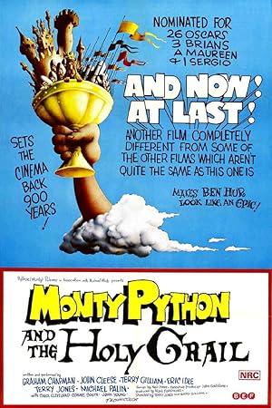 movie poster for MONTY PYTHON AND THE HOLY GRAIL
