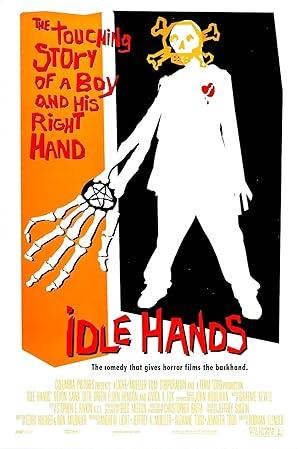 movie poster for IDLE HANDS