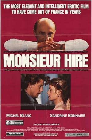 movie poster for MONSIEUR HIRE