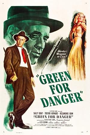 movie poster for GREEN FOR DANGER