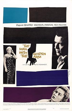 movie poster for THE MAN WITH THE GOLDEN ARM
