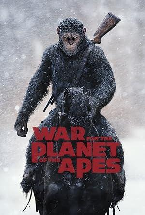 movie poster for WAR FOR THE PLANET OF THE APES