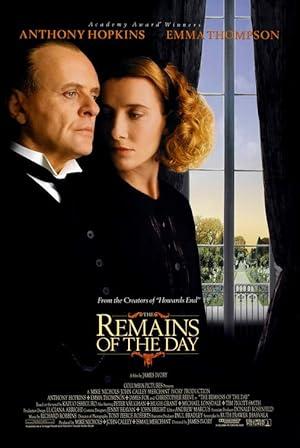 movie poster for THE REMAINS OF THE DAY
