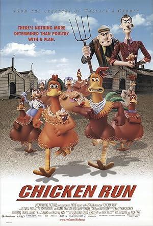 movie poster for CHICKEN RUN