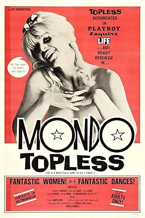 movie poster for MONDO TOPLESS