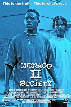 movie poster for MENACE II SOCIETY