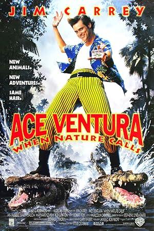 movie poster for ACE VENTURA: WHEN NATURE CALLS