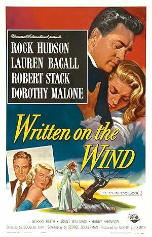 movie poster for WRITTEN ON THE WIND