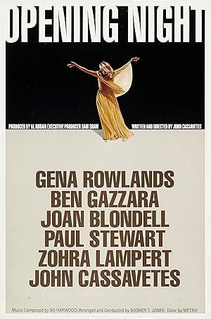 movie poster for OPENING NIGHT