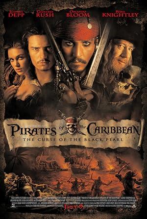 movie poster for PIRATES OF THE CARIBBEAN THE CURSE OF THE BLACK PEARL