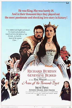 movie poster for ANNE OF THE THOUSAND DAYS