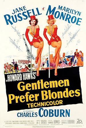 movie poster for GENTLEMEN PREFER BLONDES