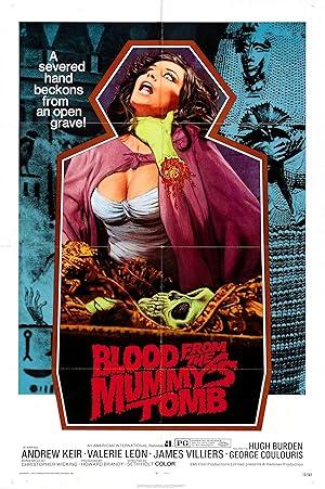 movie poster for BLOOD FROM THE MUMMY'S TOMB